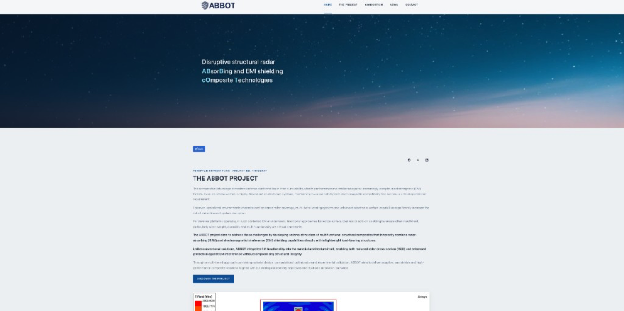 Abbot EDF website screenshot